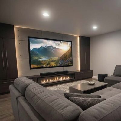 Media room design installation Boca Raton FL