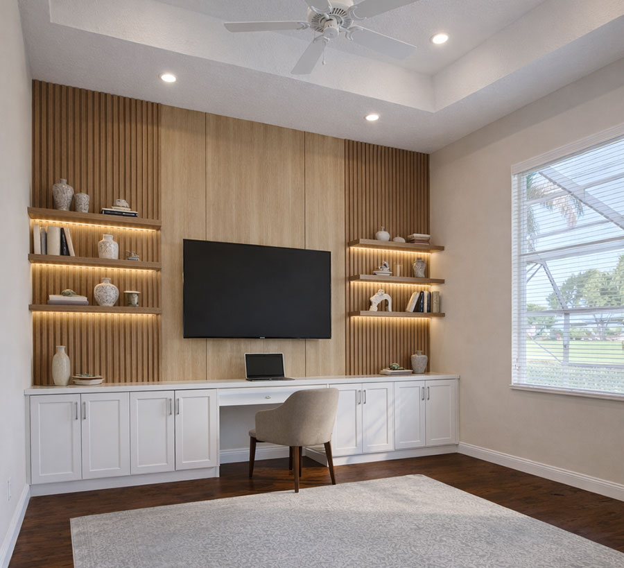 TV Media Wall Office installation West Palm Beach